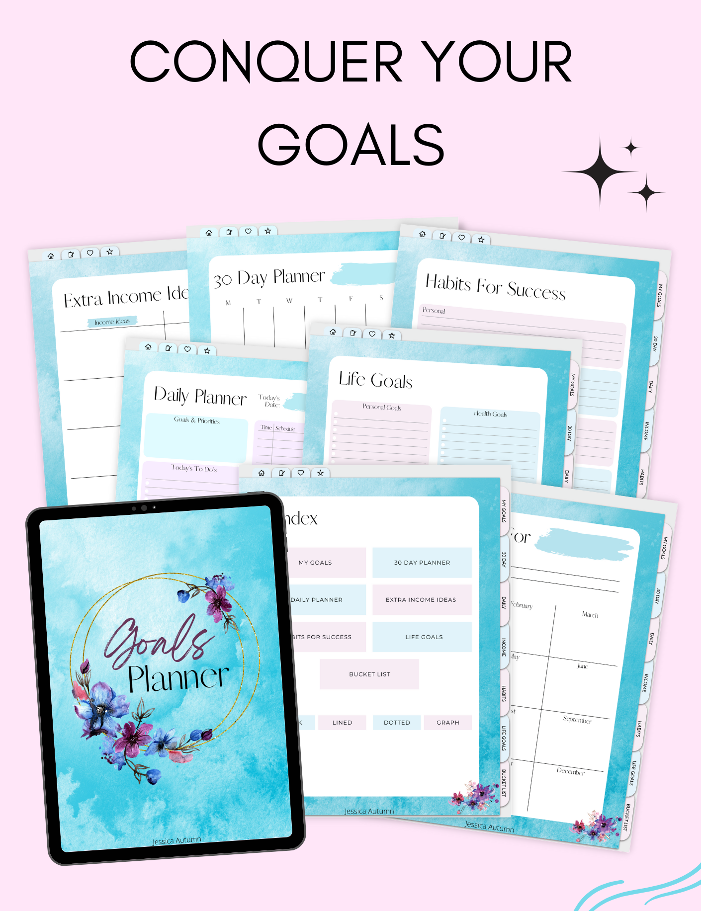 Digital Planning Starter Pack Jessica Autumn