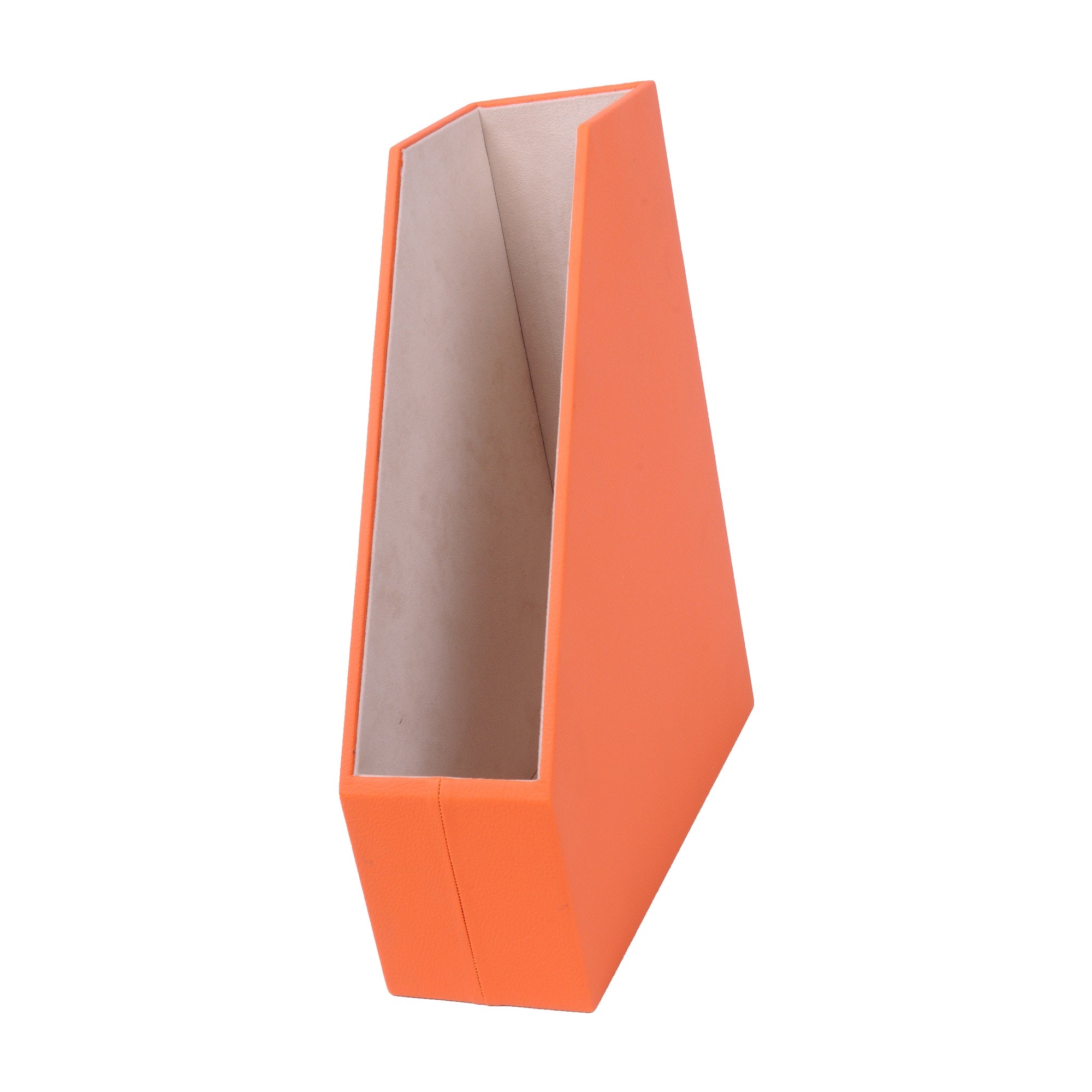 MOOG Faux Leather Magazines Holder- File Organizer Moogdesk