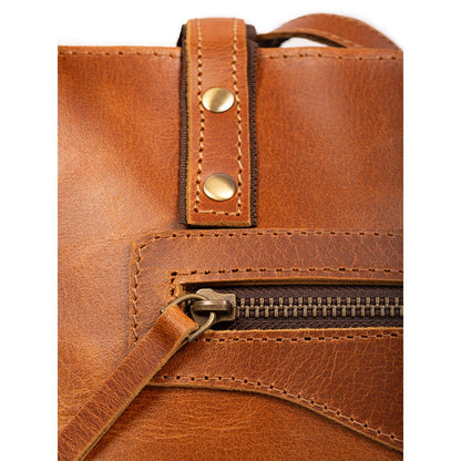 Luxury Kodiak Tote - Tan Classy Leather Bags