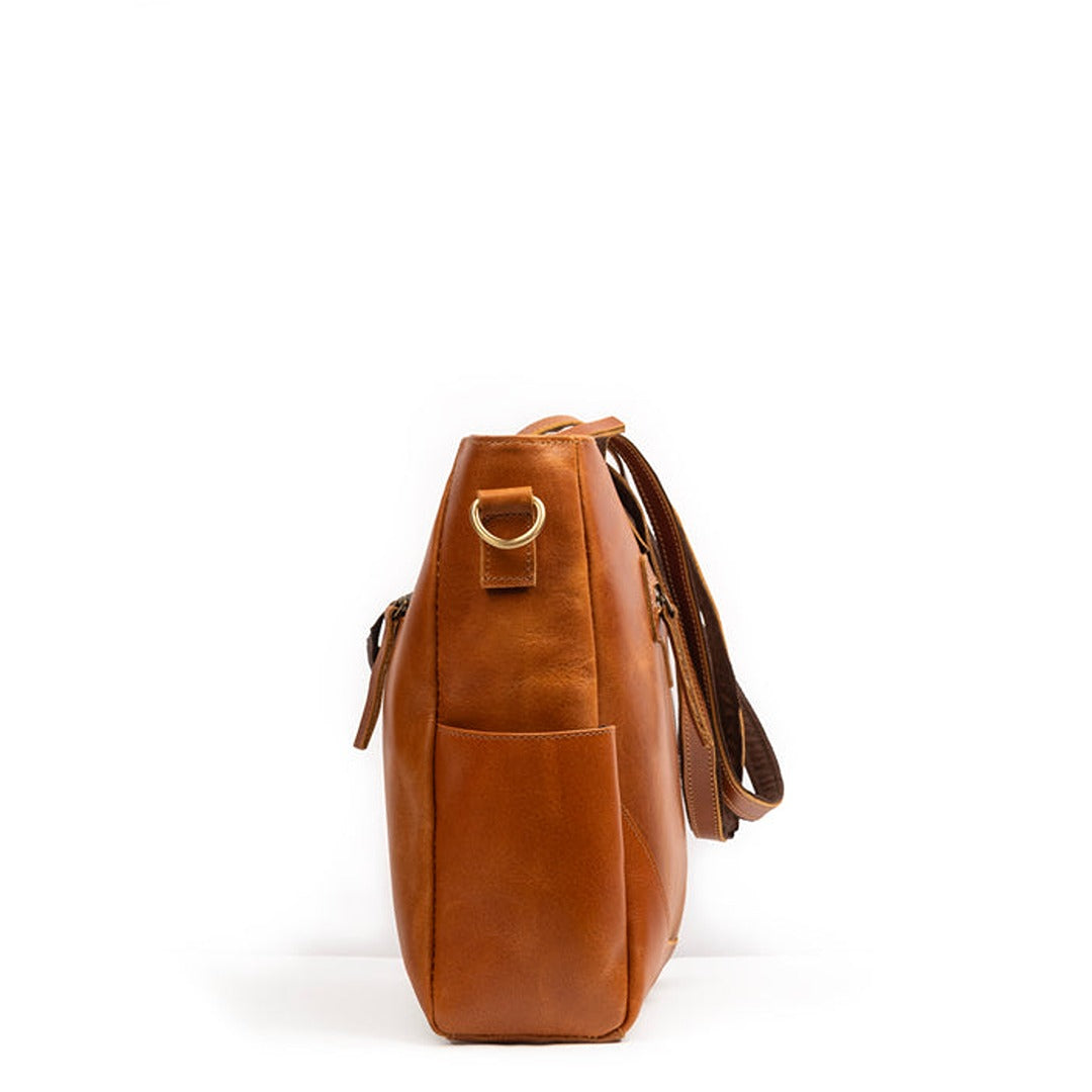 Luxury Kodiak Tote - Tan Classy Leather Bags