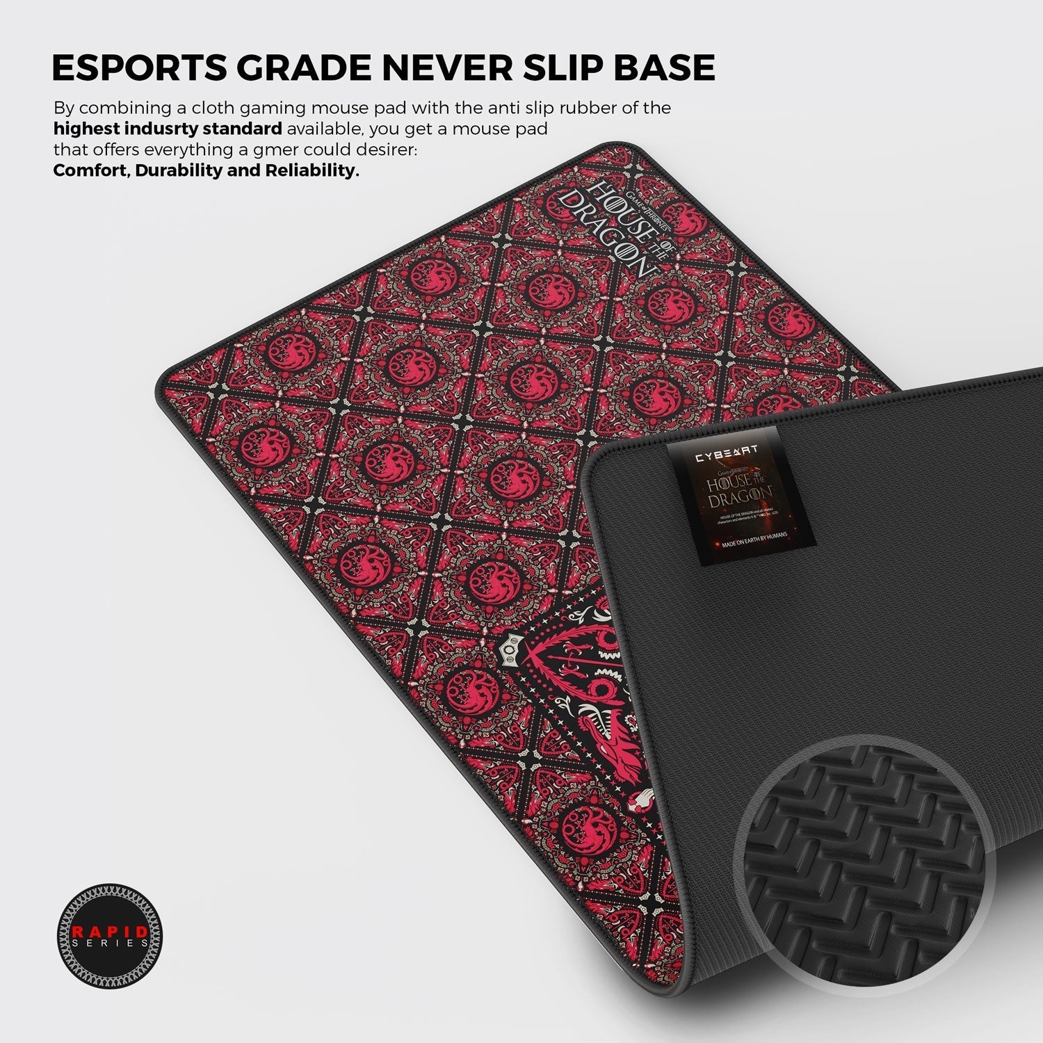House Targaryen Gaming Mouse Pad Cybeart US