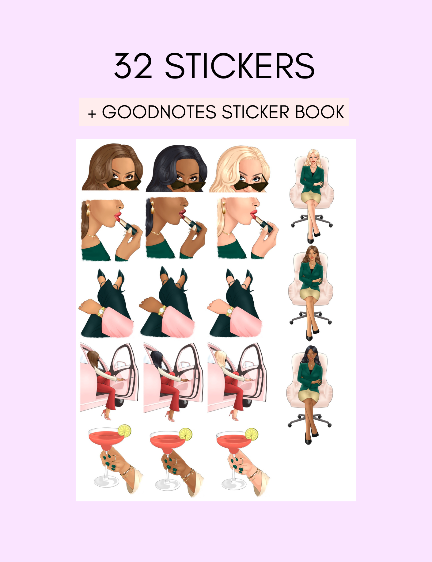 Boss Babe Sticker Pack Jessica Autumn