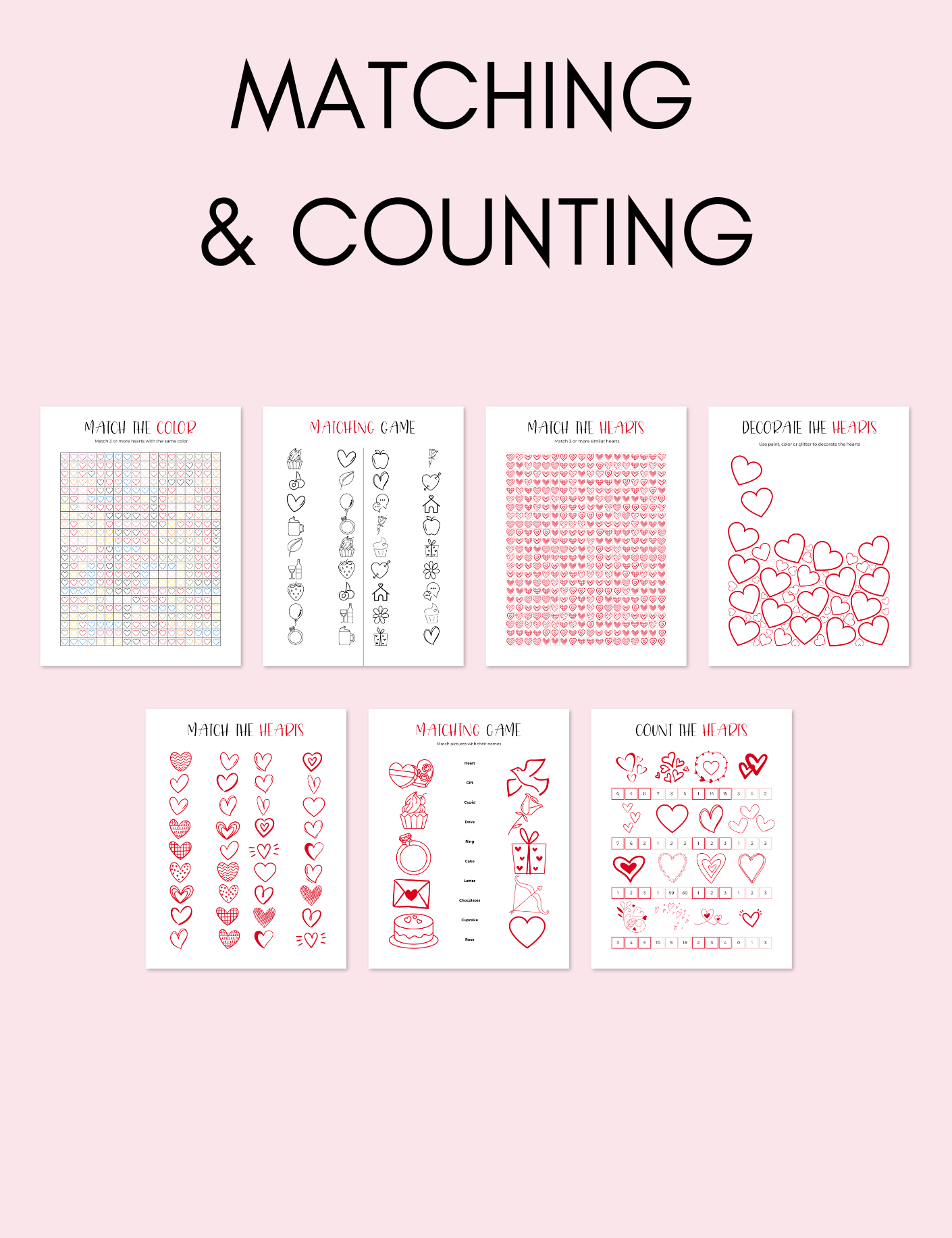 Valentine's Day Activity Pack Jessica Autumn