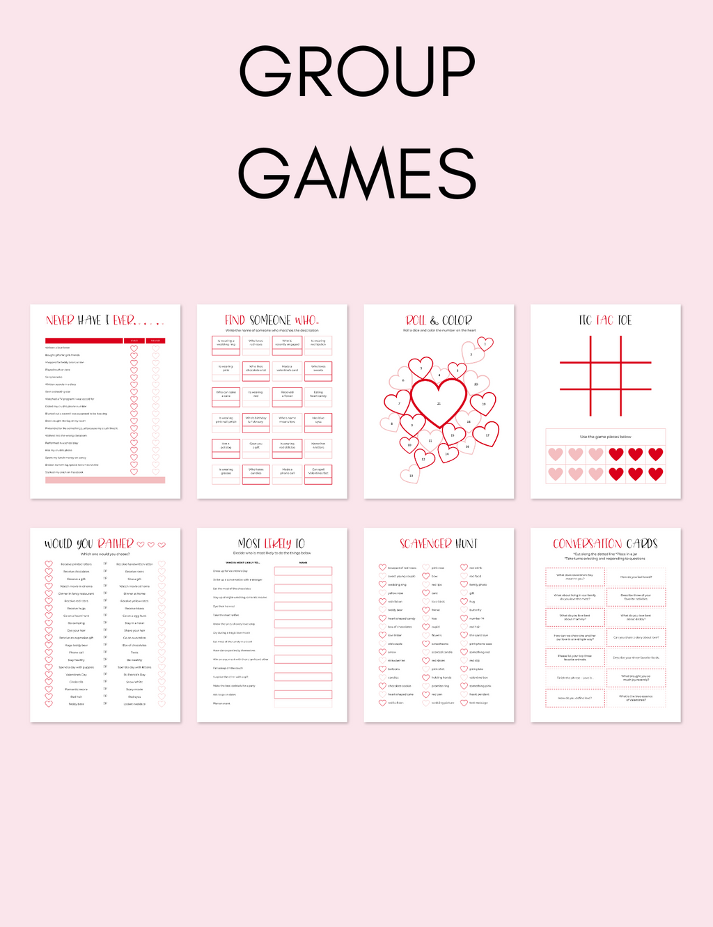 Valentine's Day Activity Pack Jessica Autumn