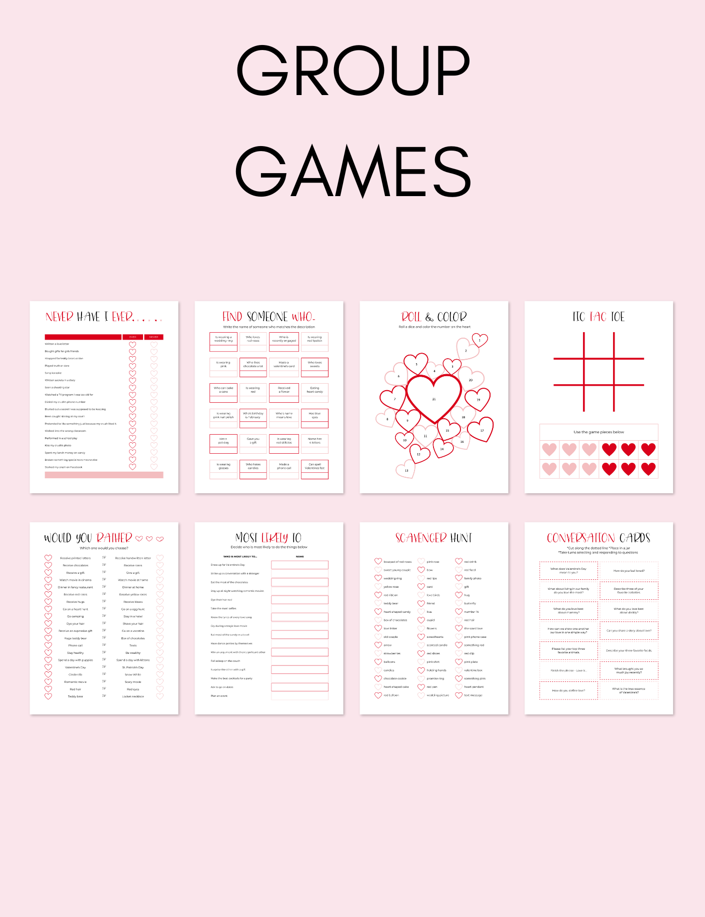 Valentine's Day Activity Pack Jessica Autumn