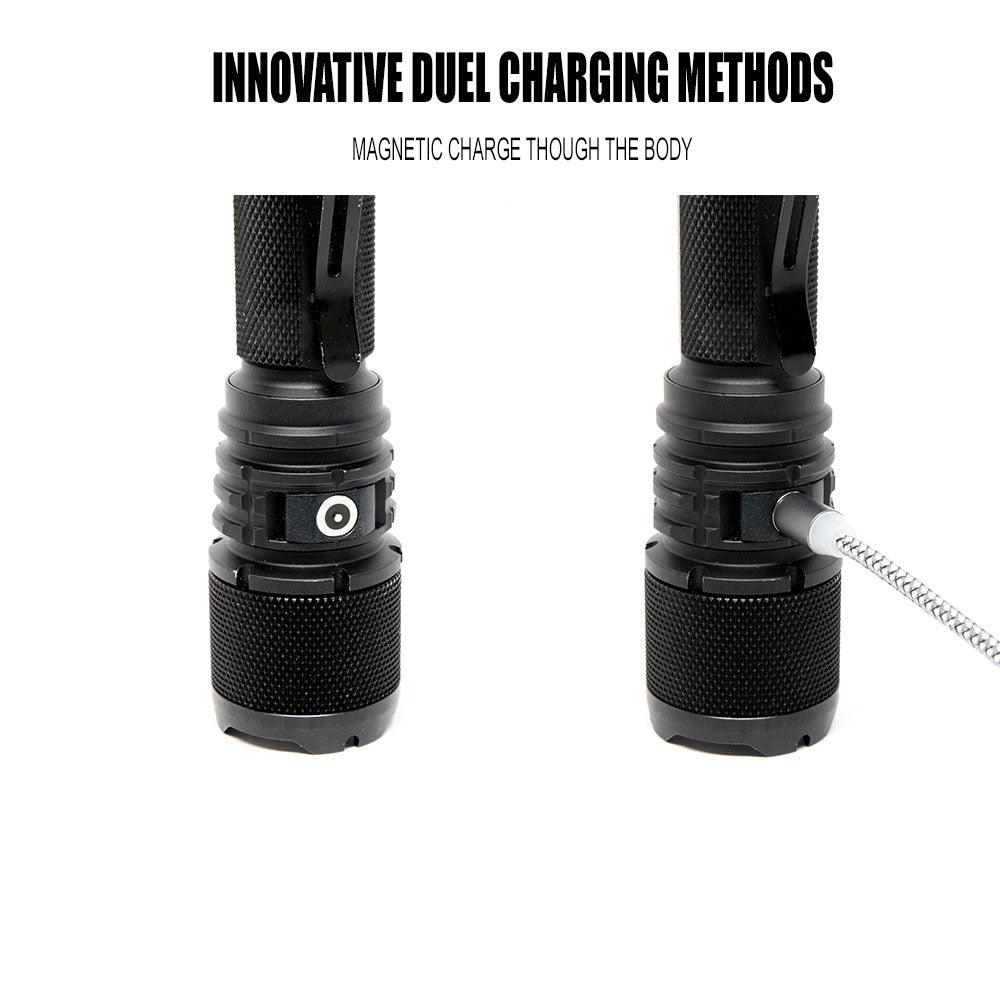 Warrior GEN5 LT-(Long Throw) - 3050 Lumen   480 Meter   Tactical Flashlight Powertac
