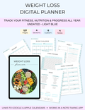 Weight Loss Digital Planner Jessica Autumn