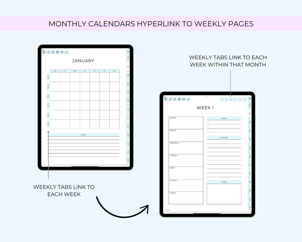 Weight Loss Digital Planner Jessica Autumn
