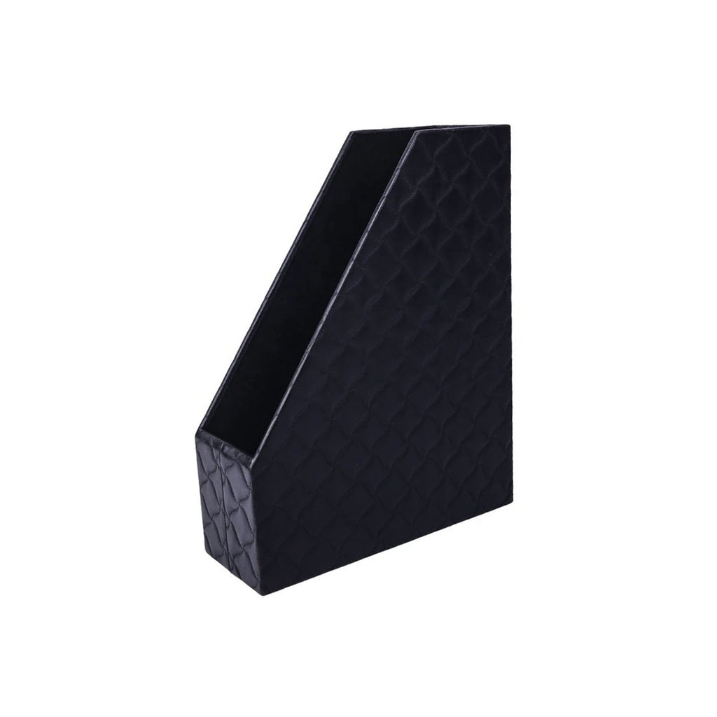 MOOG Faux Leather Magazines Holder- File Organizer Moogdesk