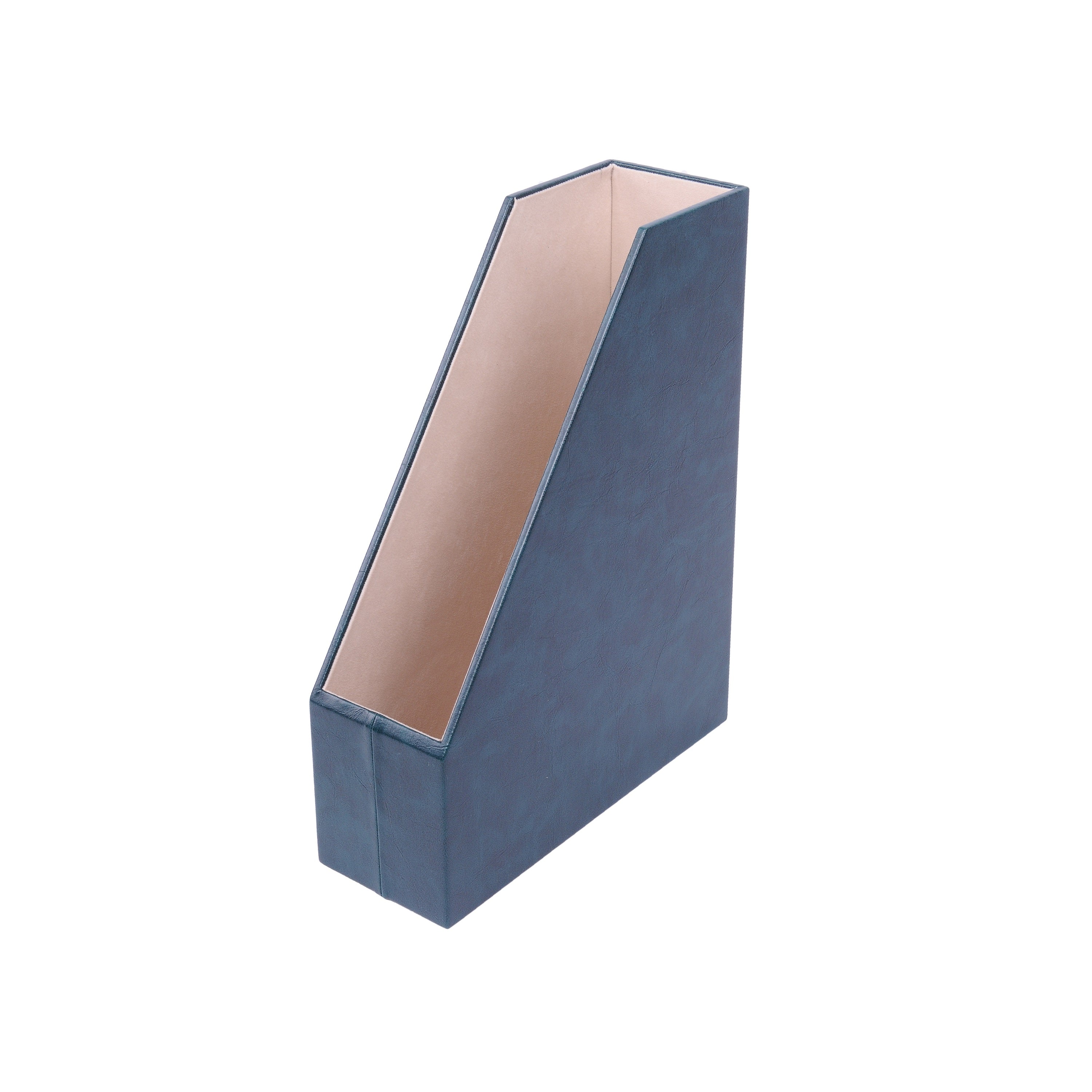 MOOG Faux Leather Magazines Holder- File Organizer Moogdesk