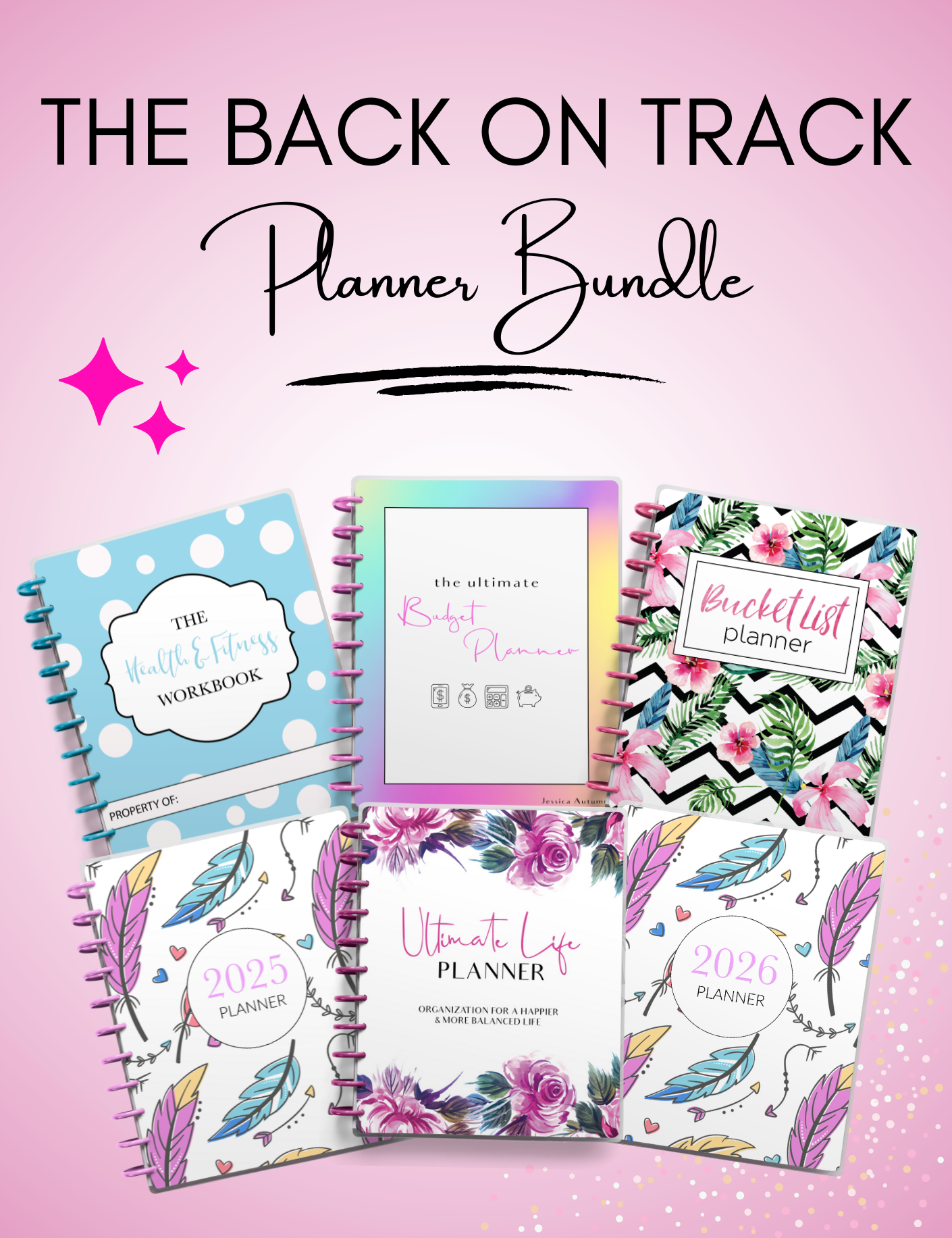 The Back on Track Planner Bundle Jessica Autumn