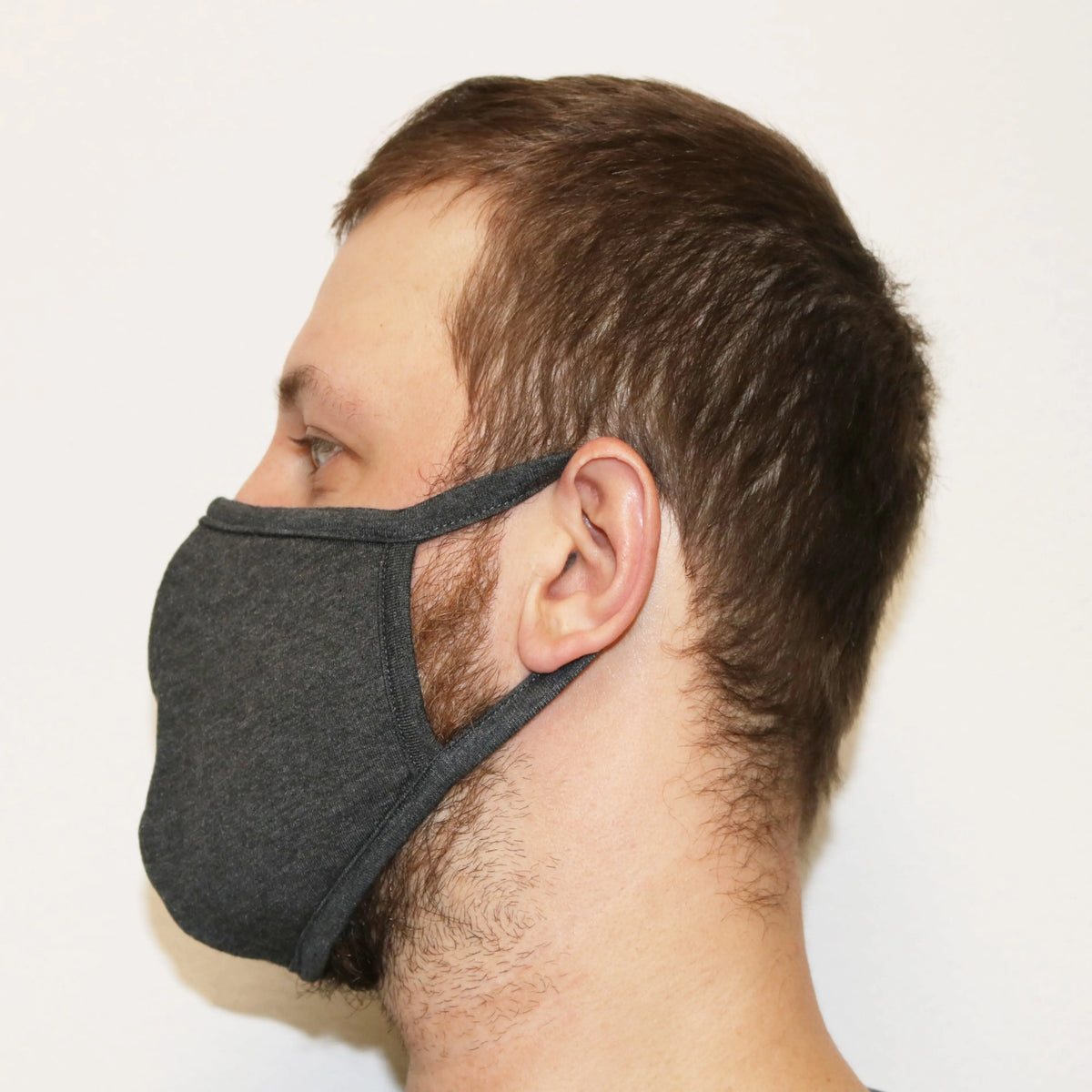 Bamboo X Large Triple Layer Breathable Face Mask - Natural, Silky Soft, Ultra Comfortable Spun Bamboo
