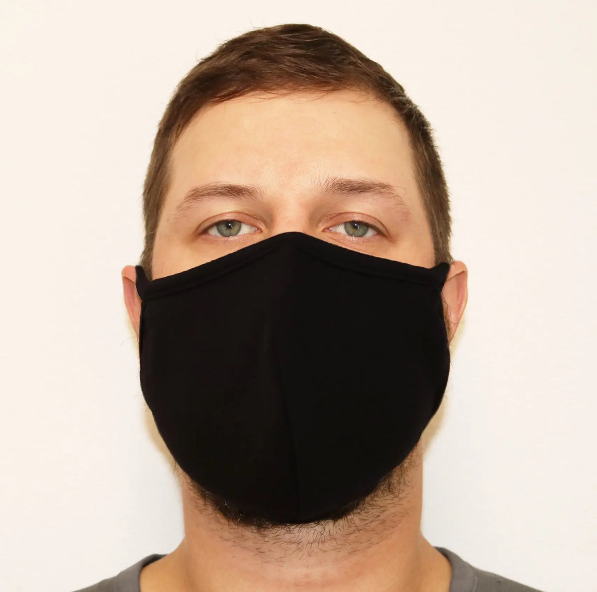 Bamboo X Large Triple Layer Breathable Face Mask - Natural, Silky Soft, Ultra Comfortable Spun Bamboo