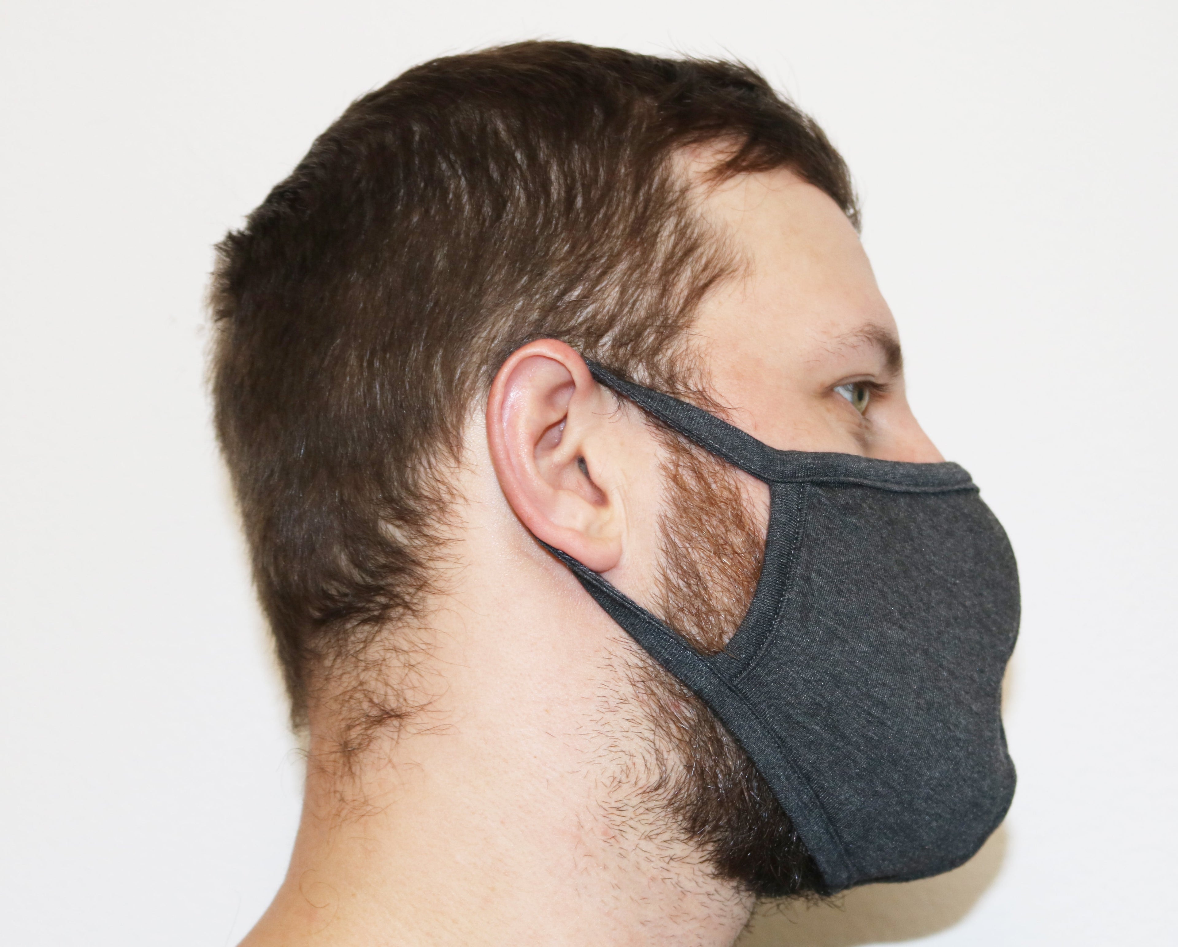 Bamboo X Large Triple Layer Breathable Face Mask - Natural, Silky Soft, Ultra Comfortable Spun Bamboo
