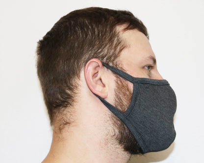 Bamboo X Large Triple Layer Breathable Face Mask - Natural, Silky Soft, Ultra Comfortable Spun Bamboo