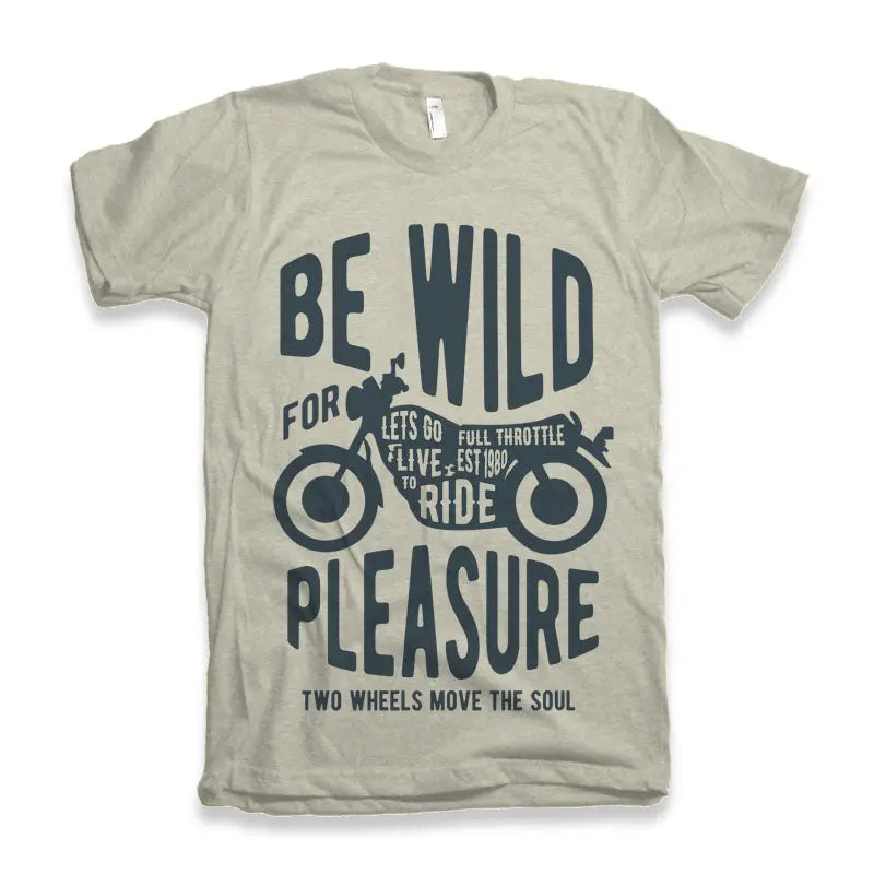 Be Wild Men's Bamboo Viscose/Organic Cotton Short Sleeve Graphic T-Shirt Spun Bamboo