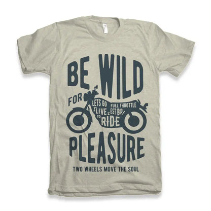 Be Wild Men's Bamboo Viscose/Organic Cotton Short Sleeve Graphic T-Shirt Spun Bamboo