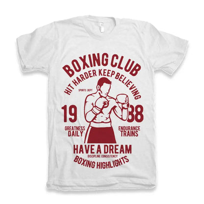 Boxing Club Men's Bamboo Viscose/Organic Cotton Short Sleeve Graphic T-Shirt Spun Bamboo