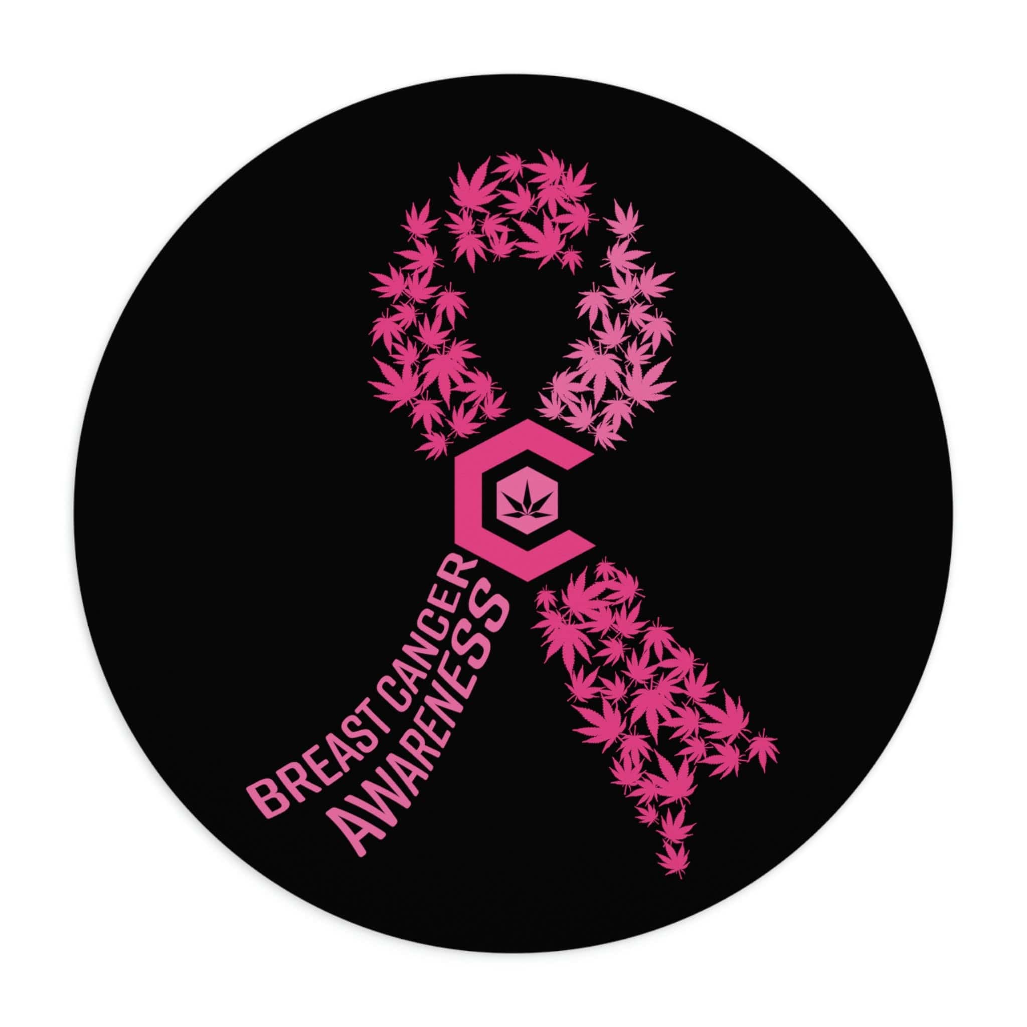 Breast Cancer Awareness Mouse Pad The Cannabis Community