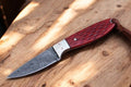 Buckaroo Waist Knife – Custom Handmade Damascus Steel Knife Damascus Knife Store