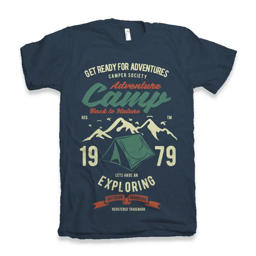 Camp Adventure Men's Bamboo Viscose/Organic Cotton Short Sleeve Graphic T-Shirt Spun Bamboo