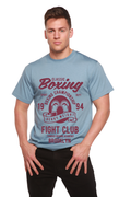 Classic Boxing Men's Bamboo Viscose/Organic Cotton Short Sleeve Graphic T-Shirt Spun Bamboo