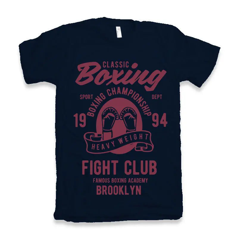 Classic Boxing Men's Bamboo Viscose/Organic Cotton Short Sleeve Graphic T-Shirt Spun Bamboo