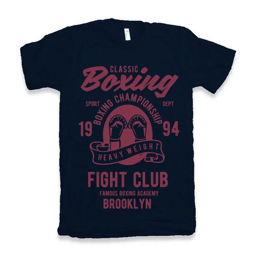Classic Boxing Men's Bamboo Viscose/Organic Cotton Short Sleeve Graphic T-Shirt Spun Bamboo