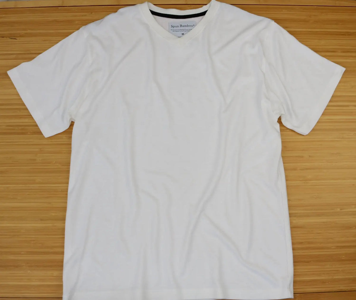 Clearance Men's Bamboo Viscose V-Neck T-Shirt Spun Bamboo