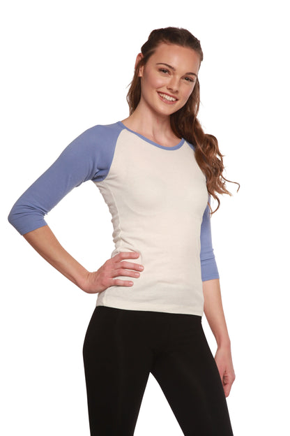 Clearance Women's Bamboo Viscose/Sorona 3/4 Sleeve T-Shirt Spun Bamboo