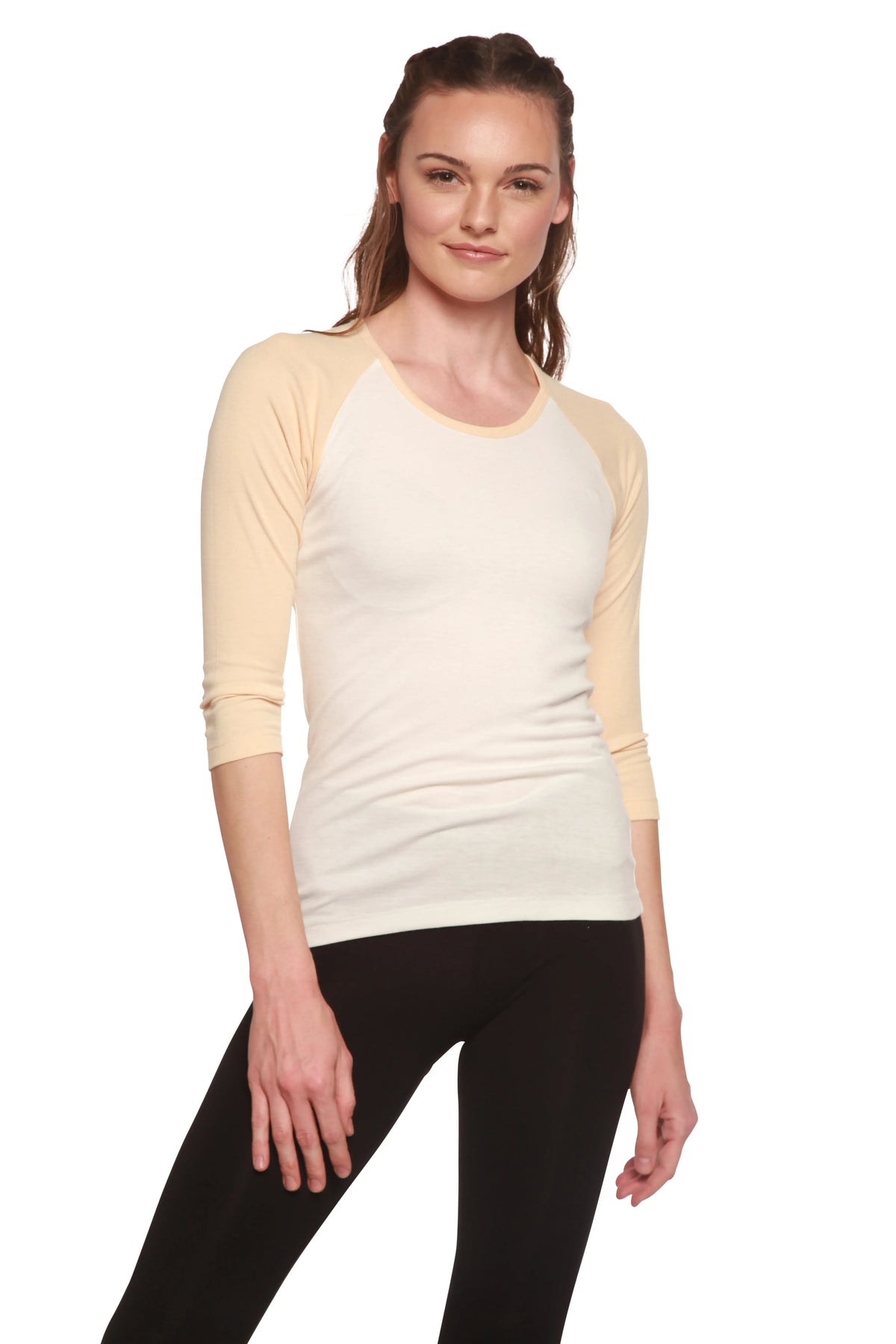 Clearance Women's Bamboo Viscose/Sorona 3/4 Sleeve T-Shirt Spun Bamboo