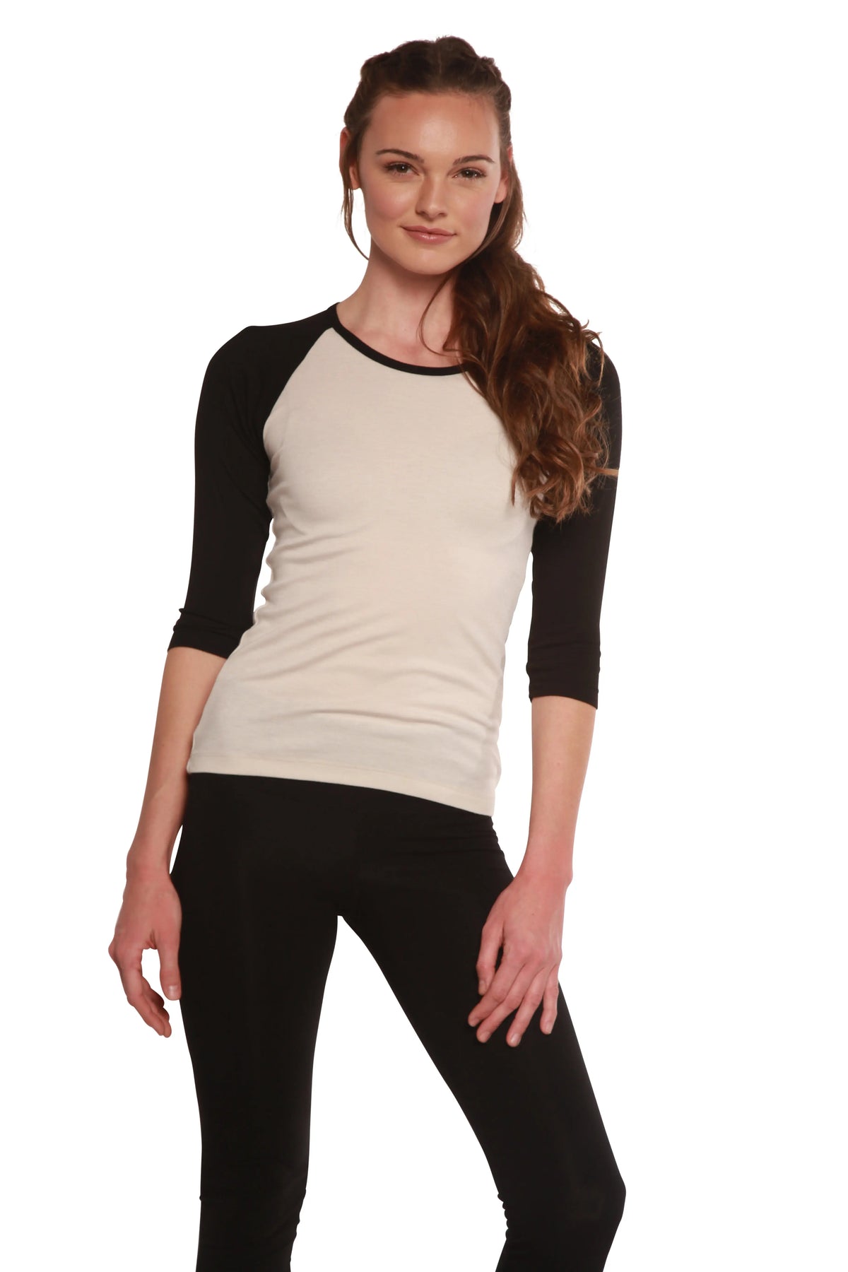 Clearance Women's Bamboo Viscose/Sorona 3/4 Sleeve T-Shirt Spun Bamboo