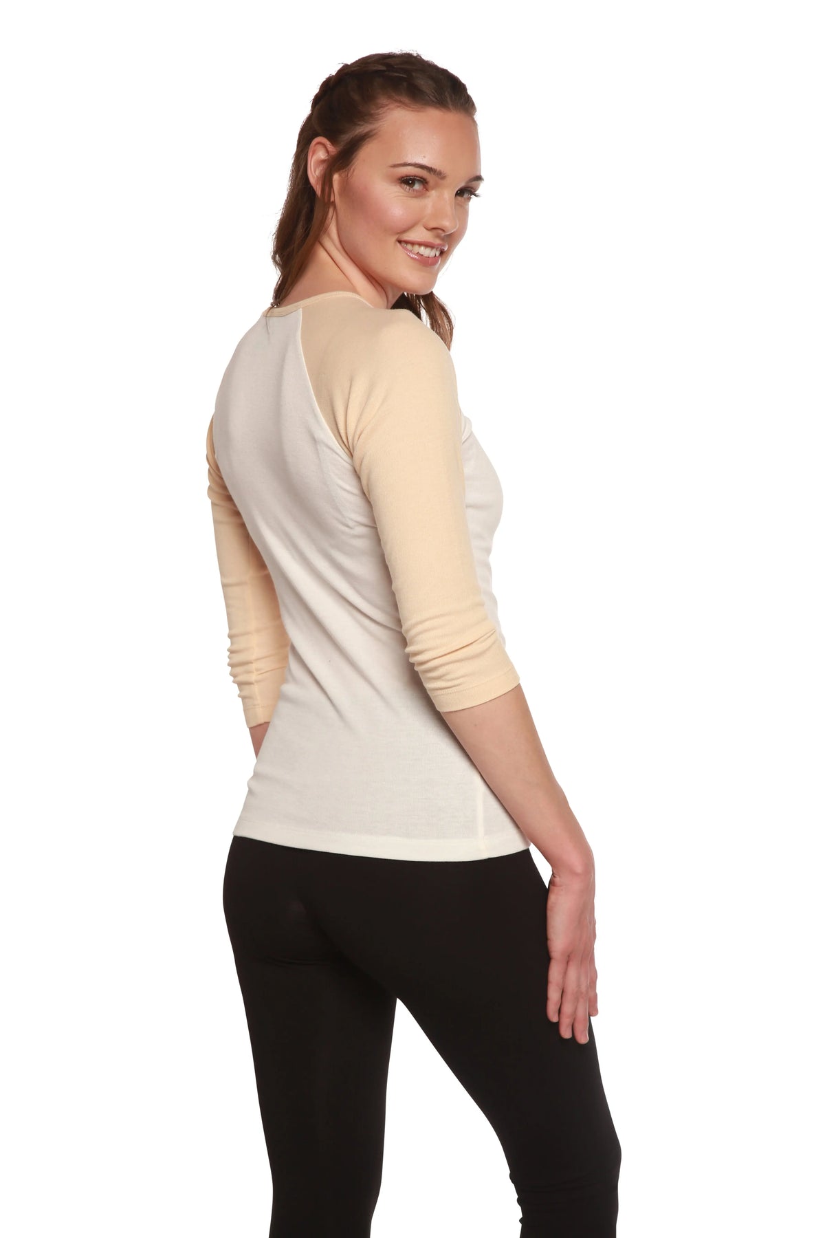 Clearance Women's Bamboo Viscose/Sorona 3/4 Sleeve T-Shirt Spun Bamboo