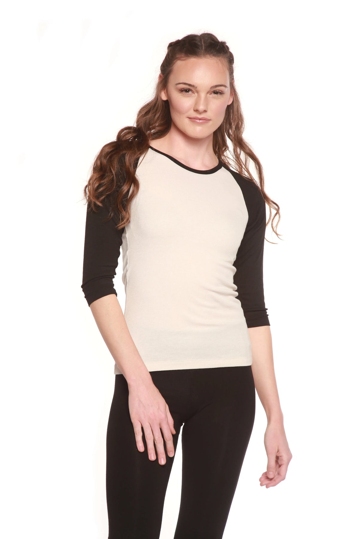 Clearance Women's Bamboo Viscose/Sorona 3/4 Sleeve T-Shirt Spun Bamboo