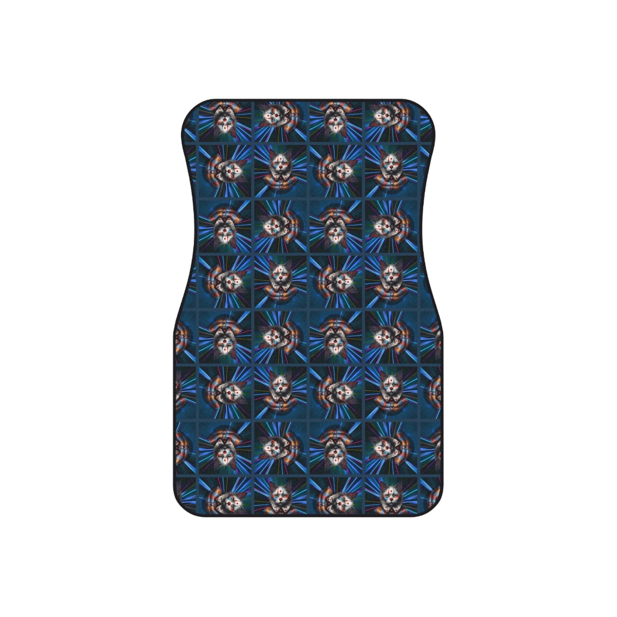Clown Cat Design Car Mats - Set of 4 Heavy-Duty Floor Protectors EpiAl's Shop