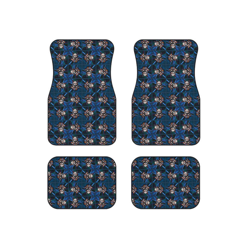 Clown Cat Design Car Mats - Set of 4 Heavy-Duty Floor Protectors EpiAl's Shop