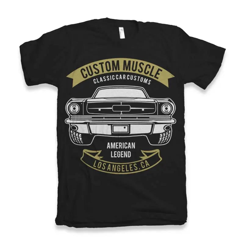 Custom Muscle Men's Bamboo Viscose/Organic Cotton Short Sleeve Graphic T-Shirt Spun Bamboo