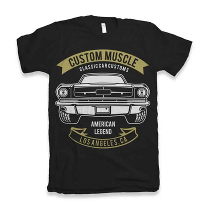 Custom Muscle Men's Bamboo Viscose/Organic Cotton Short Sleeve Graphic T-Shirt Spun Bamboo