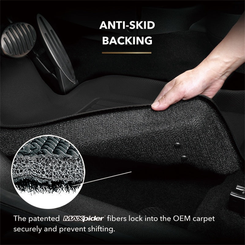 3D MAXpider 22-23 Lucid Air Kagu Floor Mat- Black R1 R2 L1LU00001509 FR SPORT