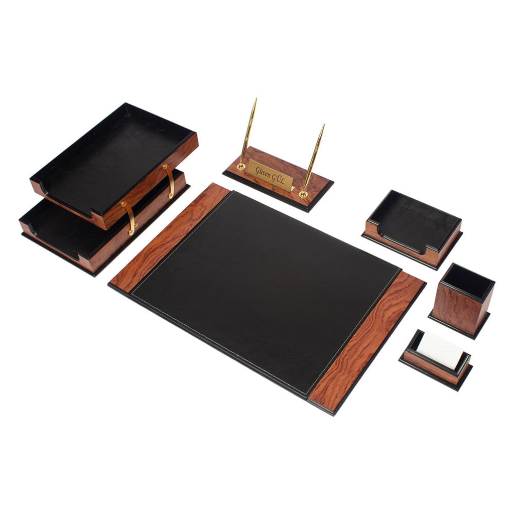 MOOG Wooden Prestige Desk Set -Blackrose- 8 PCS Moogdesk