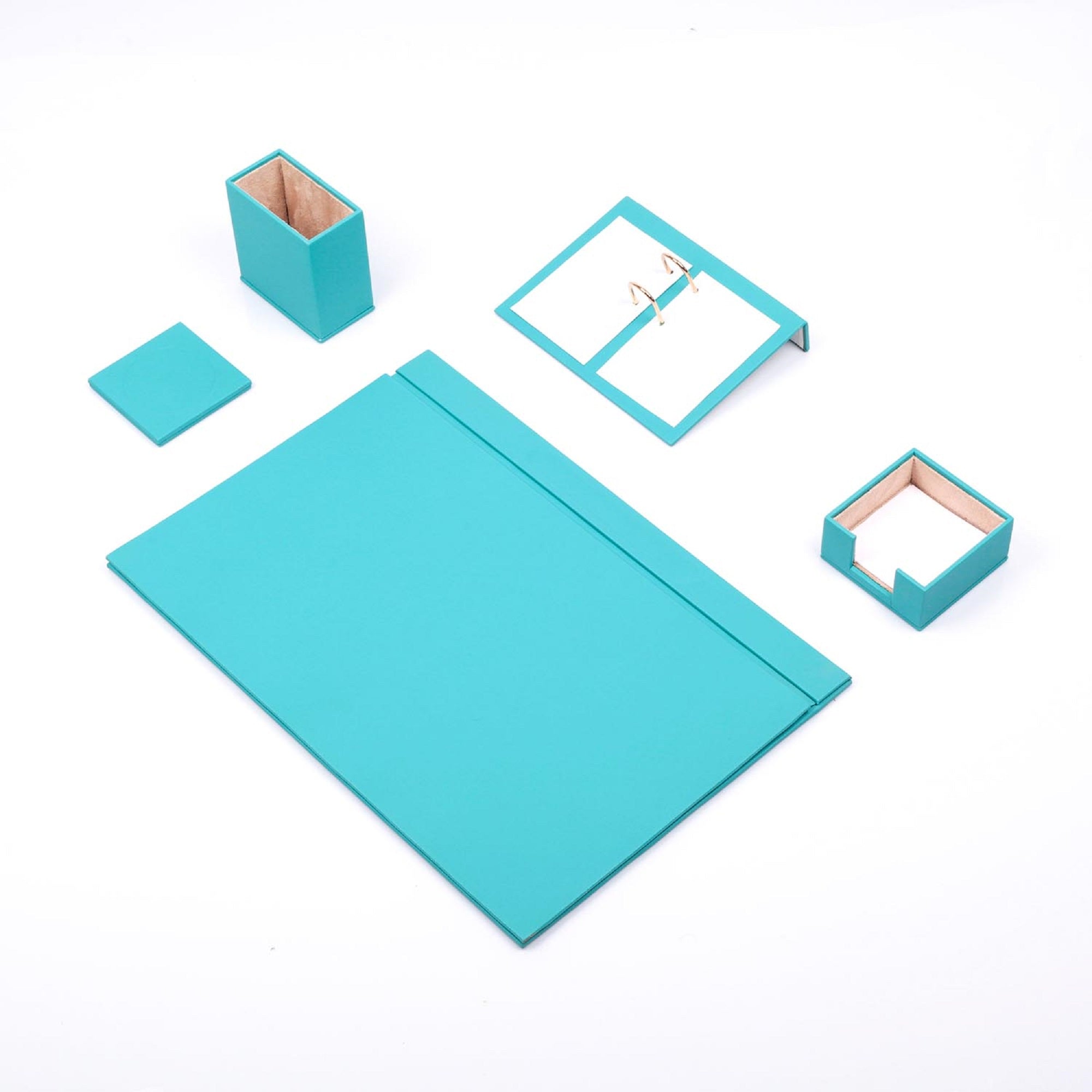 MOOG Leather Desk Set -  5 PCS Moogdesk