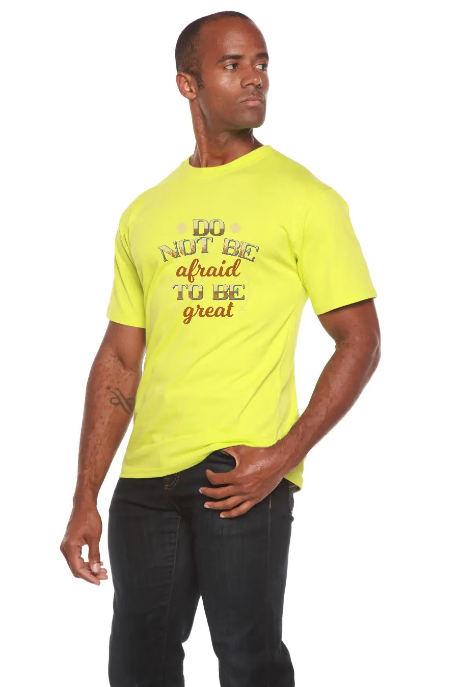 Do Not Be To Be Men's Bamboo Viscose/Organic Cotton Short Sleeve  Graphic T-Shirt Spun Bamboo