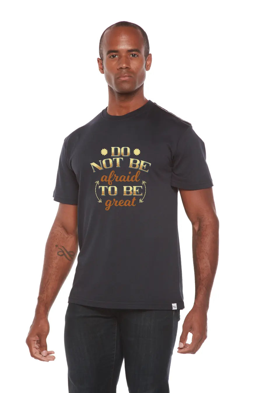 Do Not Be To Be Men's Bamboo Viscose/Organic Cotton Short Sleeve  Graphic T-Shirt Spun Bamboo