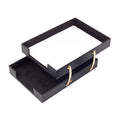 MOOG  Leather Double Document Tray Moogdesk