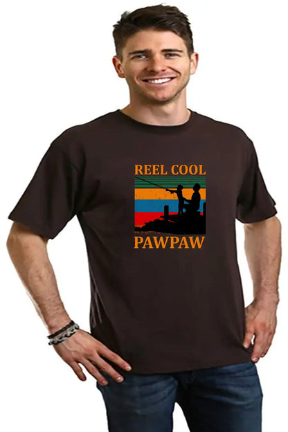 Real Cool Pawpaw Men's Bamboo Viscose/Organic Cotton Short Sleeve Printed T-Shirt Spun Bamboo
