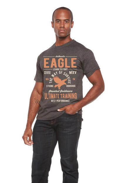 Eagle Men's Bamboo Viscose/Organic Cotton Short Sleeve Graphic T-Shirt Spun Bamboo