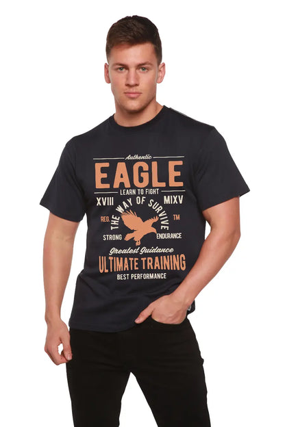 Eagle Men's Bamboo Viscose/Organic Cotton Short Sleeve Graphic T-Shirt Spun Bamboo