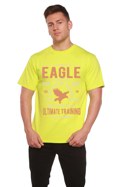 Eagle Men's Bamboo Viscose/Organic Cotton Short Sleeve Graphic T-Shirt Spun Bamboo
