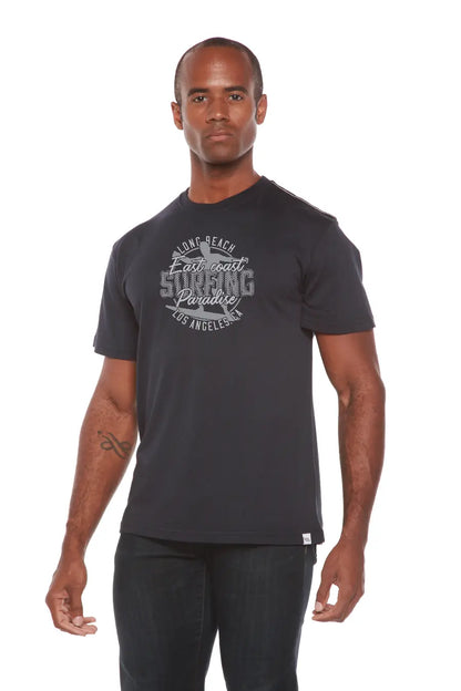 East Coast Paradise Men's Bamboo Viscose/Organic Cotton Short Sleeve Graphic T-Shirt Spun Bamboo
