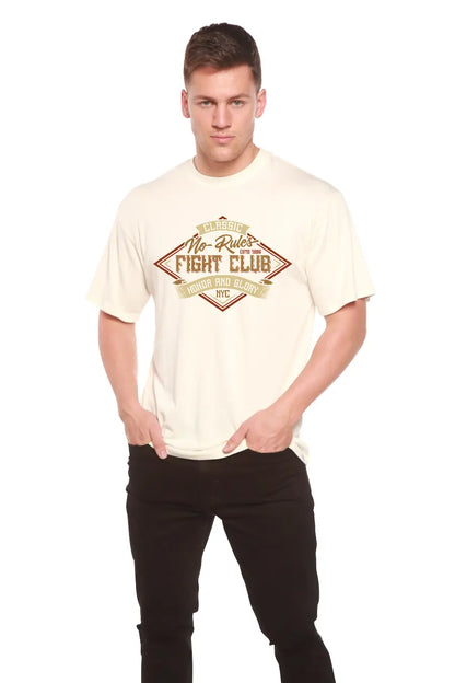 Fight Club Men's Bamboo Viscose/Organic Cotton Short Sleeve Graphic T-Shirt Spun Bamboo